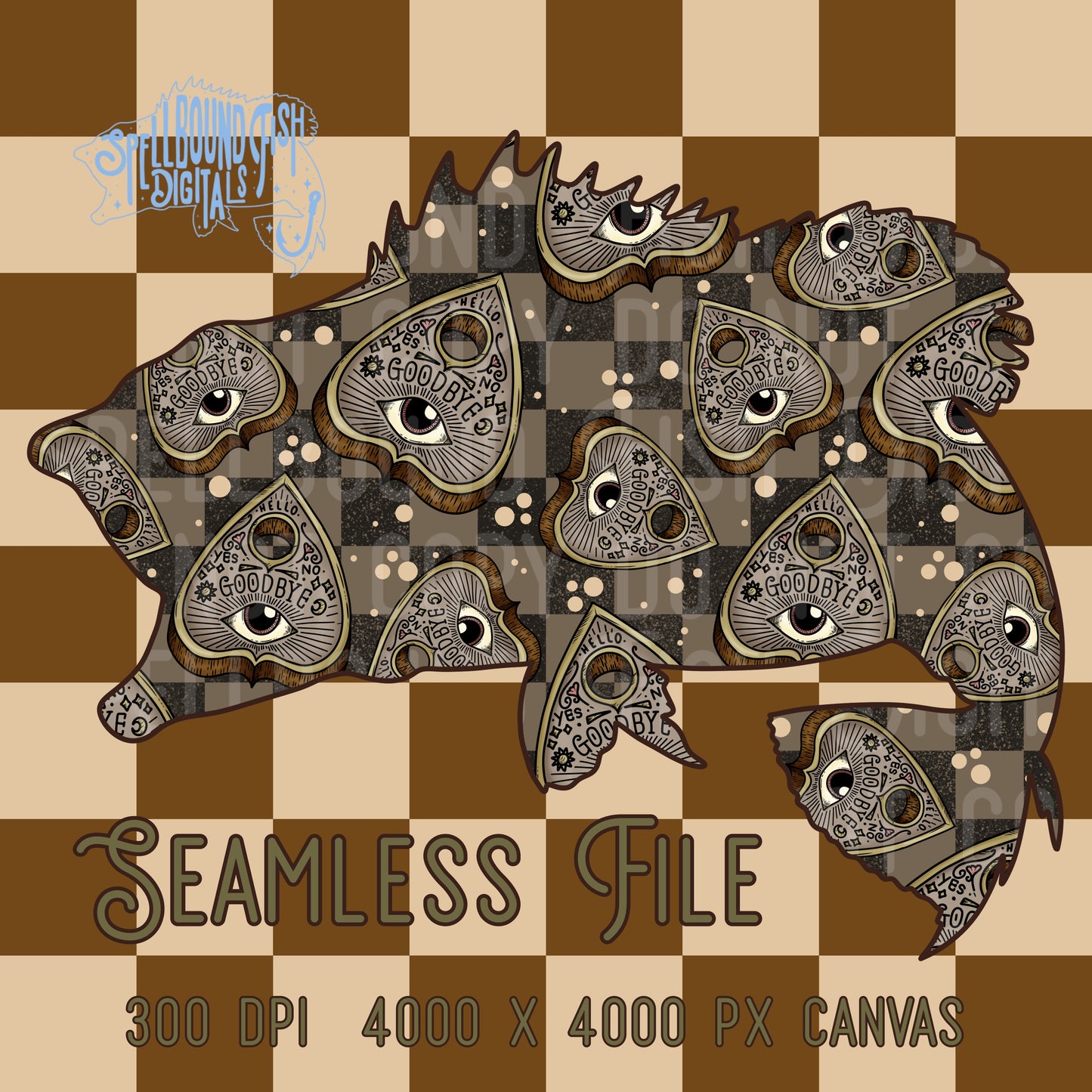 Ghost And Ghouls Seamless