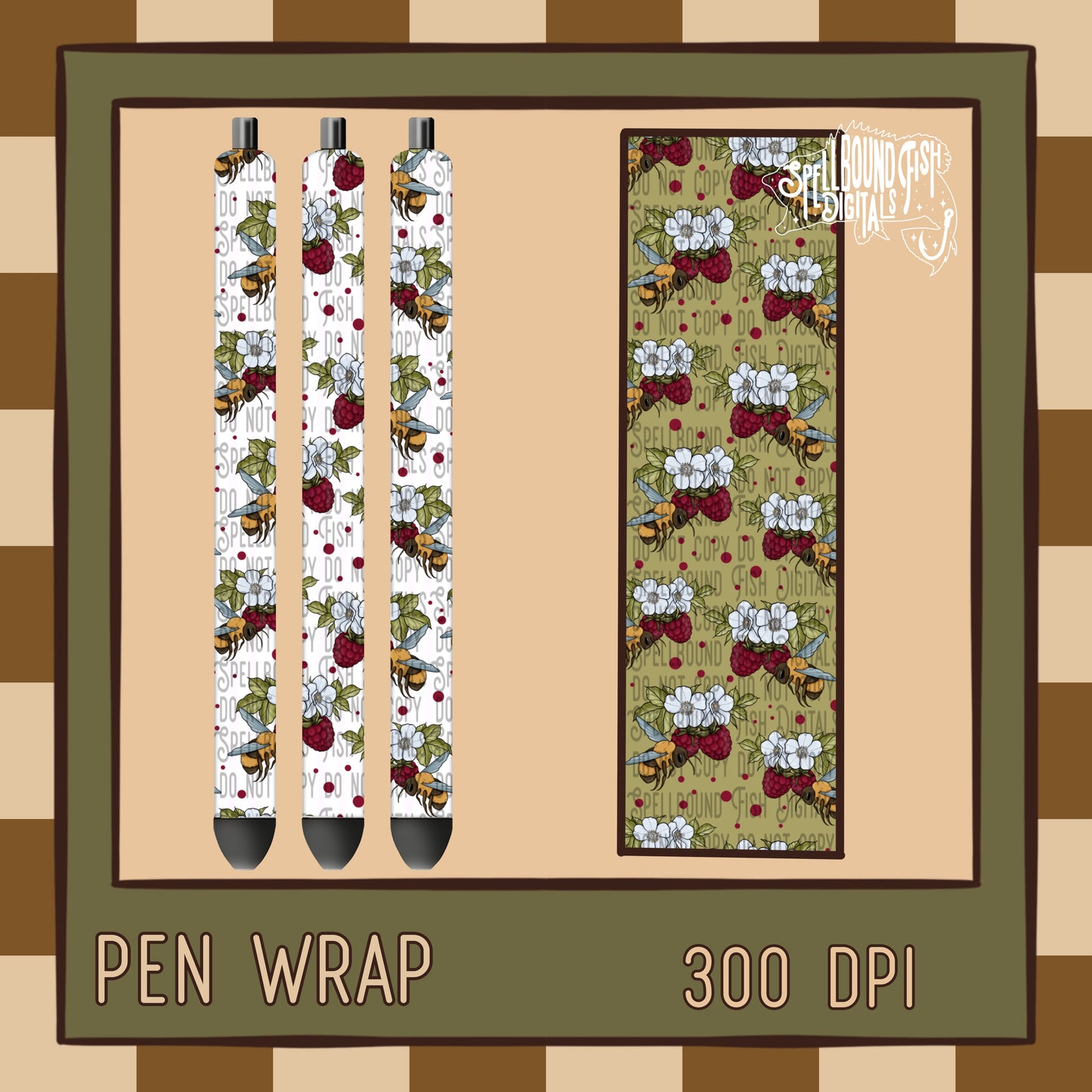 Berry Sweet Pen Wrap