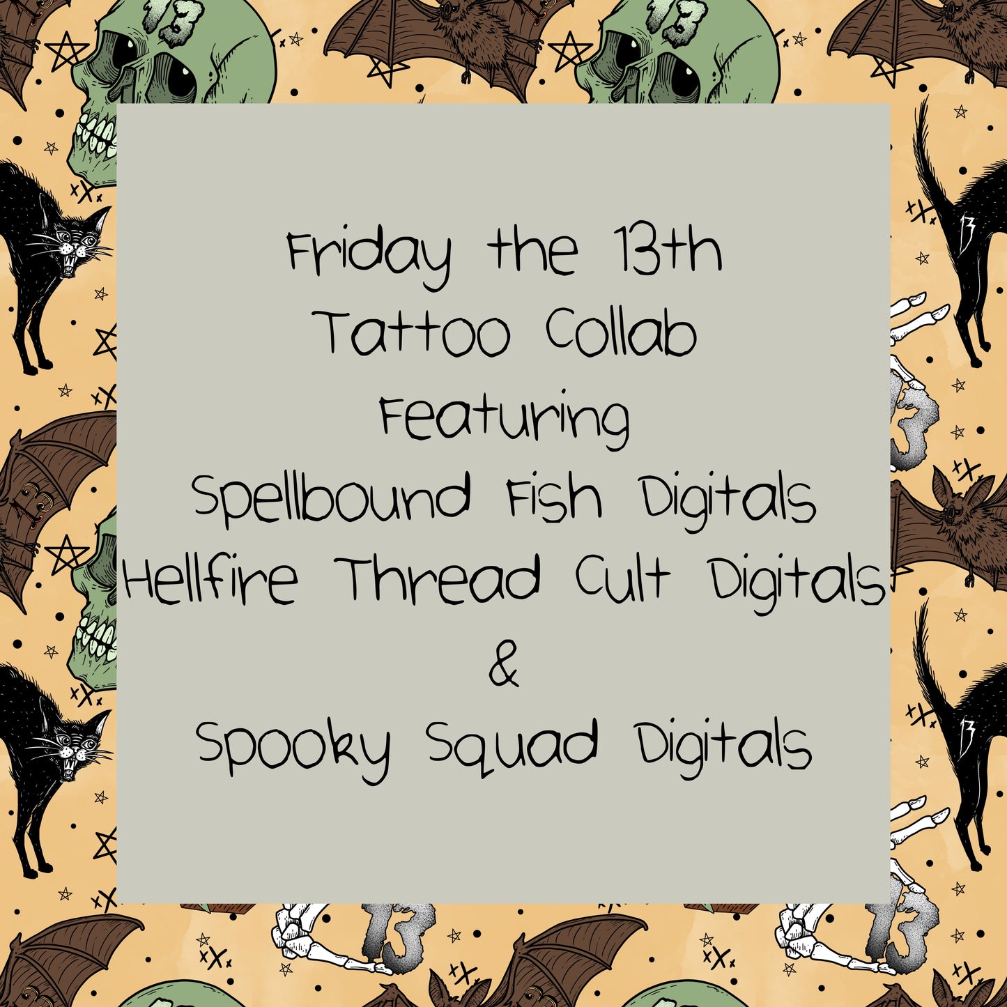 Friday the 13th tattoo collab