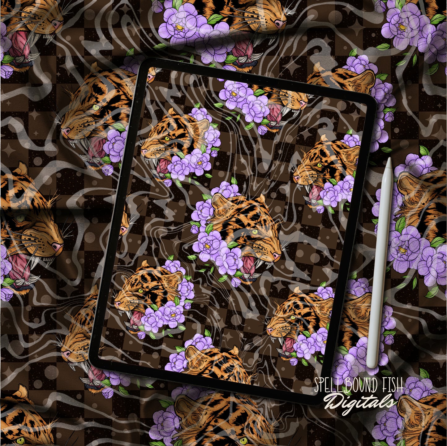 Tiger eat your face Seamless