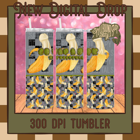 Respectfully Banana  Tumbler Wrap