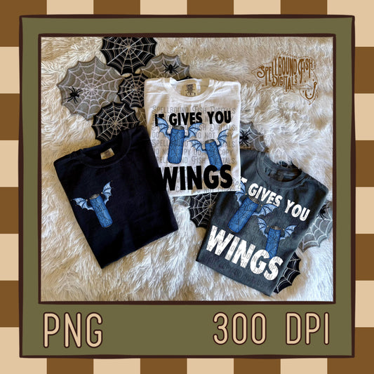 Blue Wings PNG