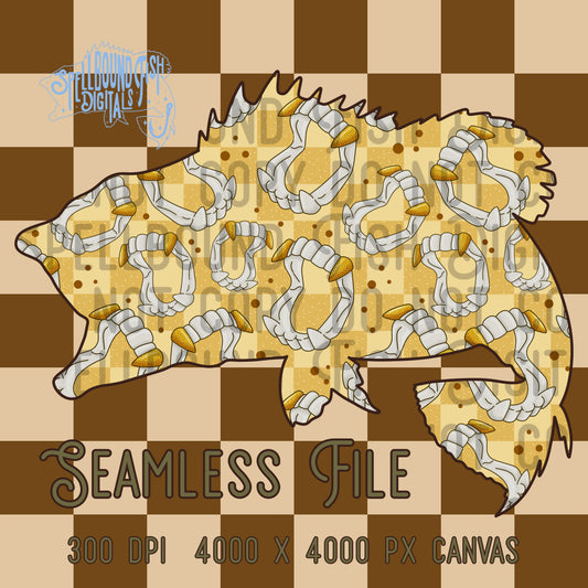 Gold teeth Seamless