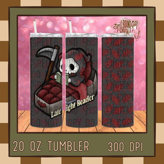 Late night reader Tumbler Wrap
