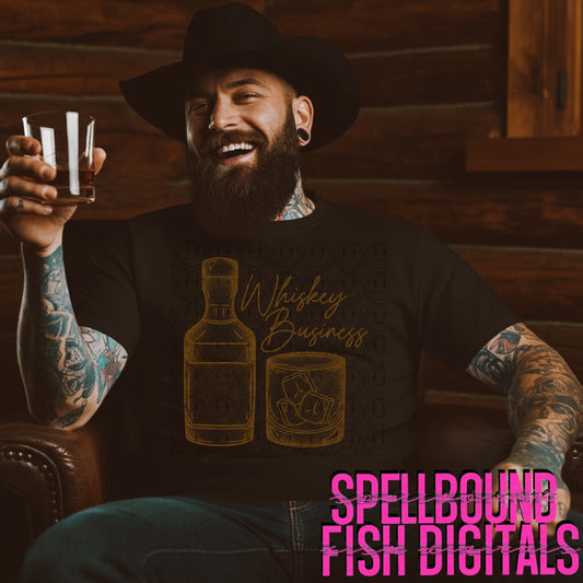 Whiskey Business single Color PNG