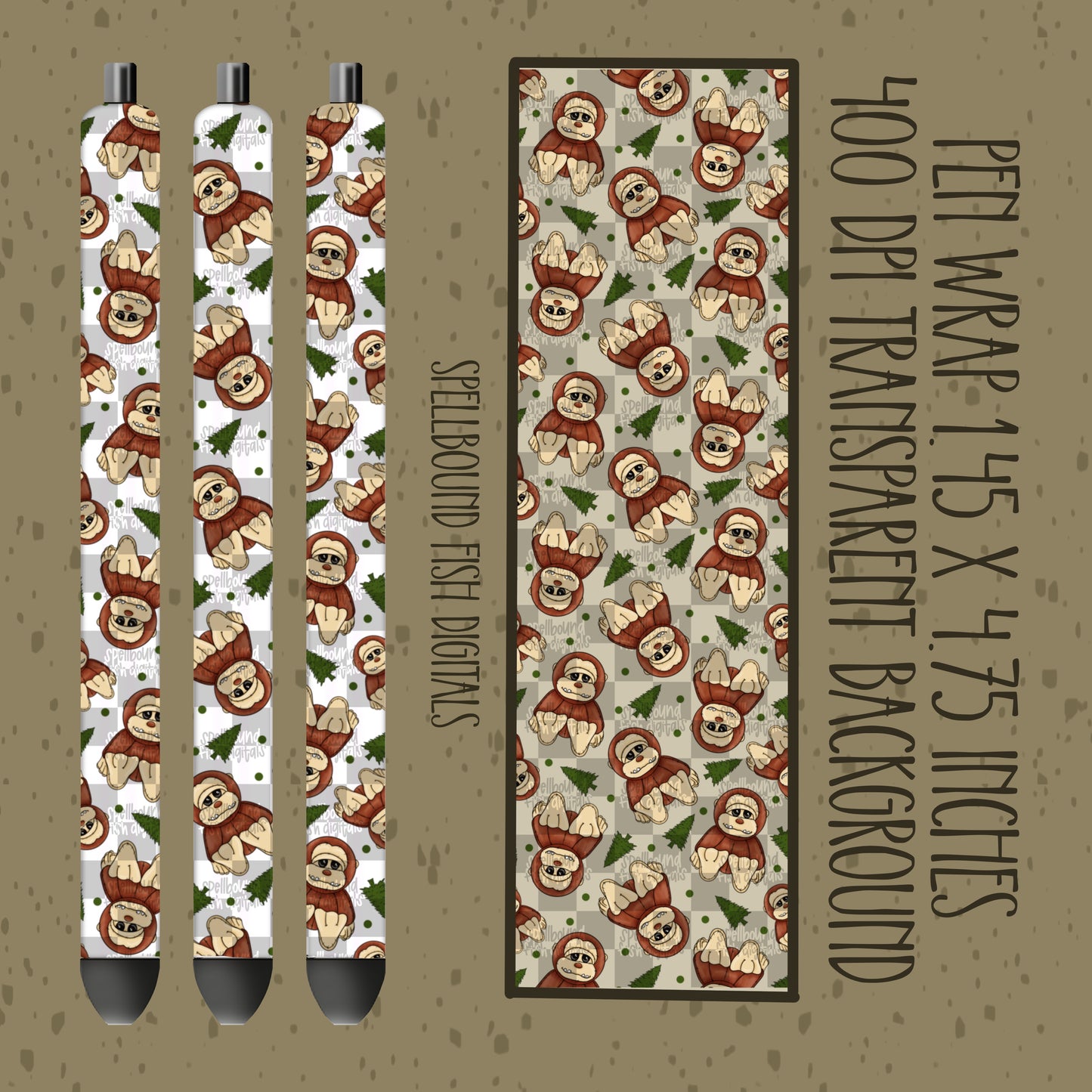 Bigfoot Pen Wrap