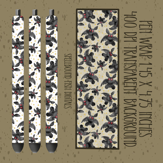 Mothman Pen Wrap