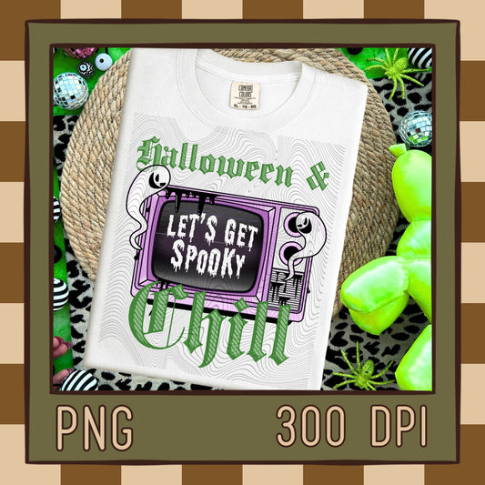 Halloween & Chill PNG
