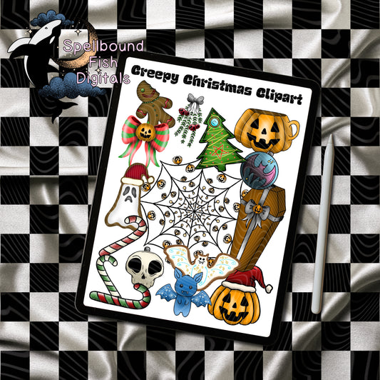 Creepy Christmas ClipArt