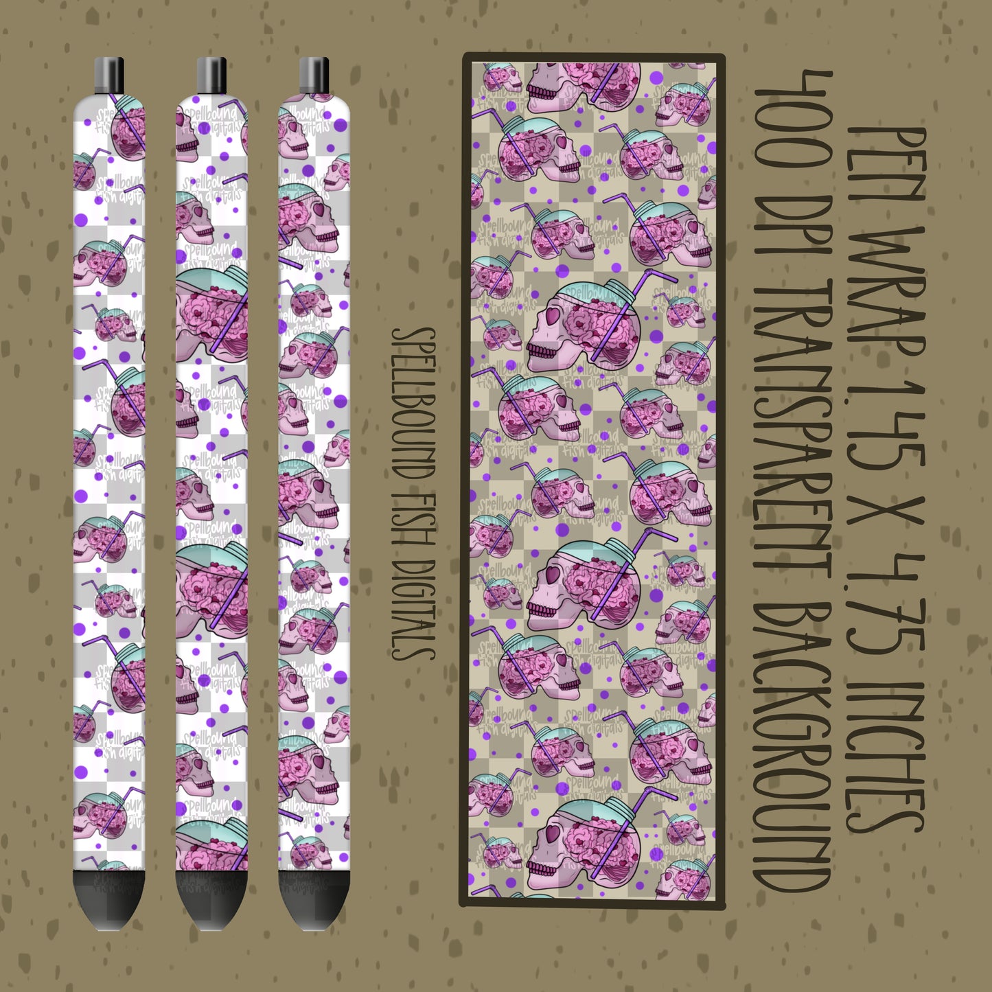 Sip of Serotonin Pen Wrap