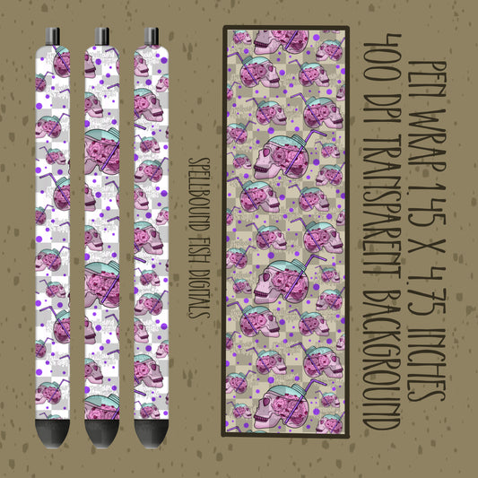 Sip of Serotonin Pen Wrap