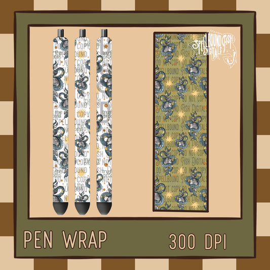 Trust the process pen wrap