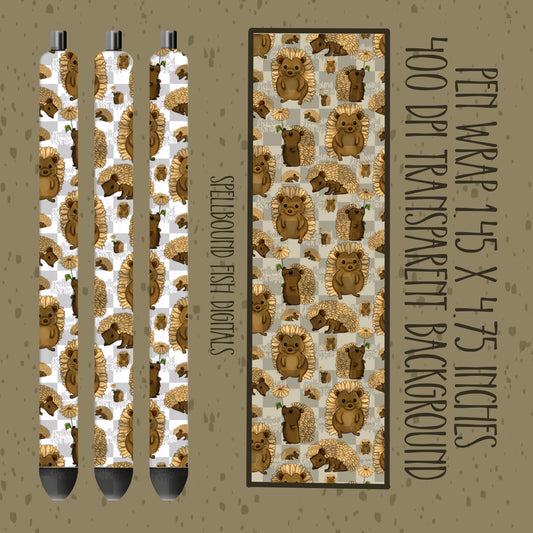Hedgehog pen wrap