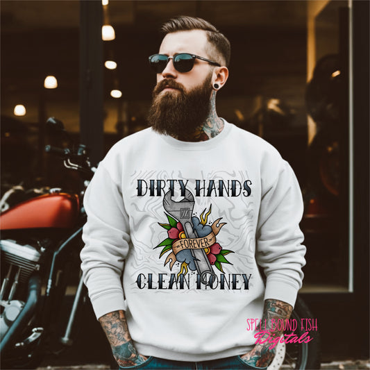 Dirty Hands Clean Money PNG